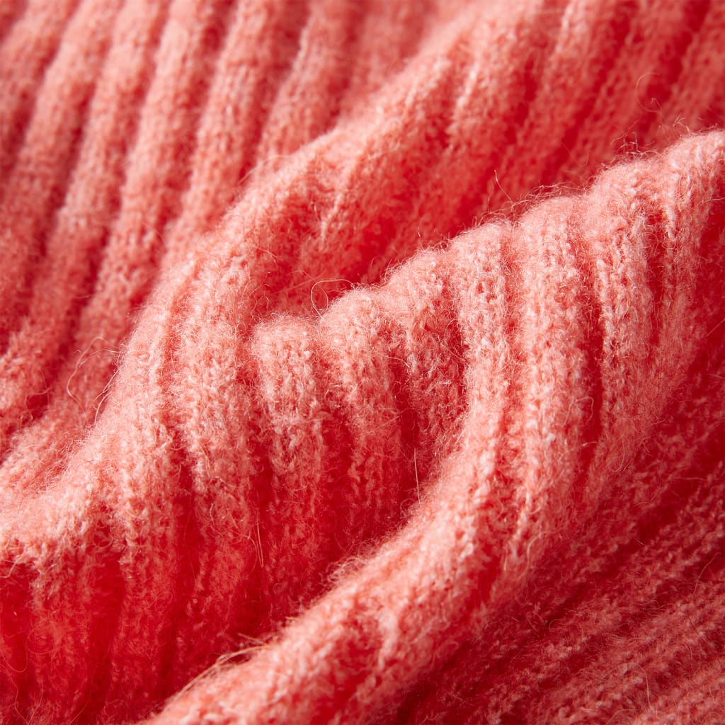 Cardigan da Bambina Lavorato a Maglia Rosa Medio 116