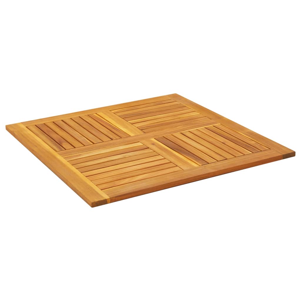 vidaXL Piano per Tavolo 90x90x2,2 cm Quadrato Legno Massello di Faggio