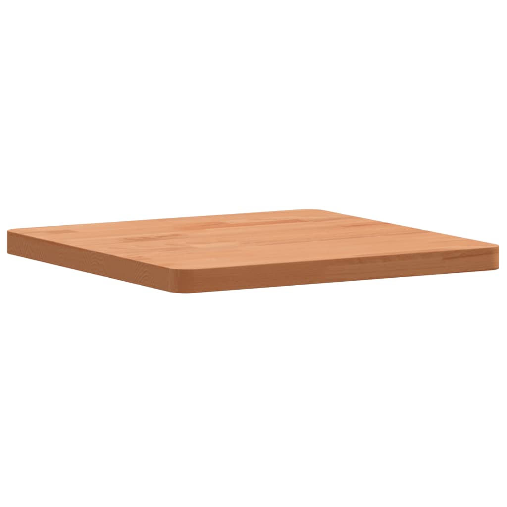 vidaXL Piano per Tavolo 40x40x2,5 cm Quadrato Legno Massello di Faggio