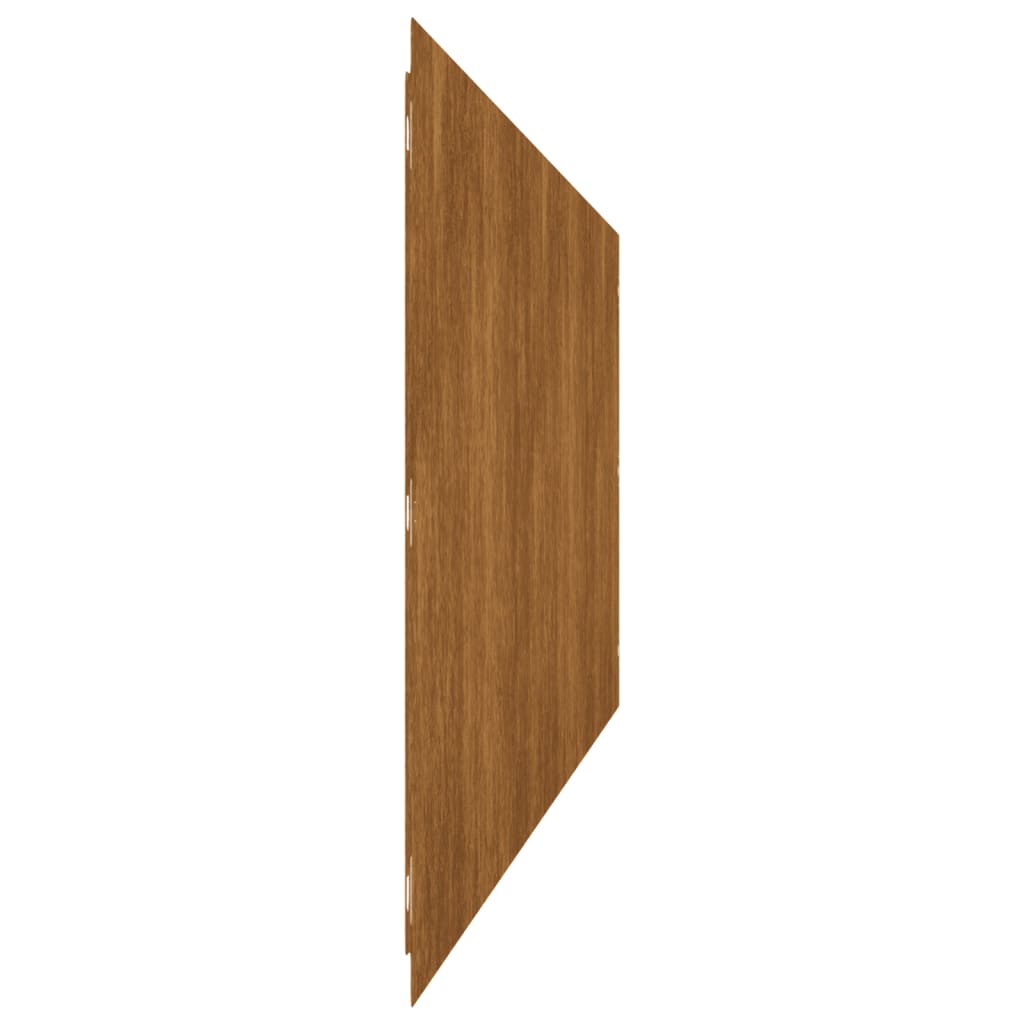 vidaXL Bordure per Prato 10 pz 25x103 cm Flessibili in Acciaio Corten