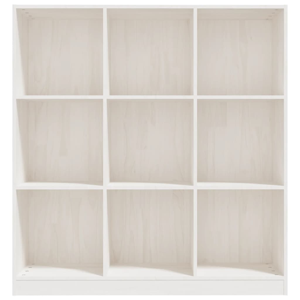 vidaXL Libreria/Divisorio Bianco 104x33,5x110 cm in Massello di Pino