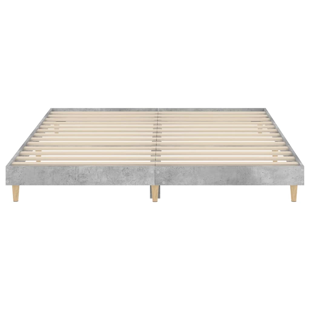 vidaXL Giroletto Grigio Cemento 200x200 cm in Legno Multistrato