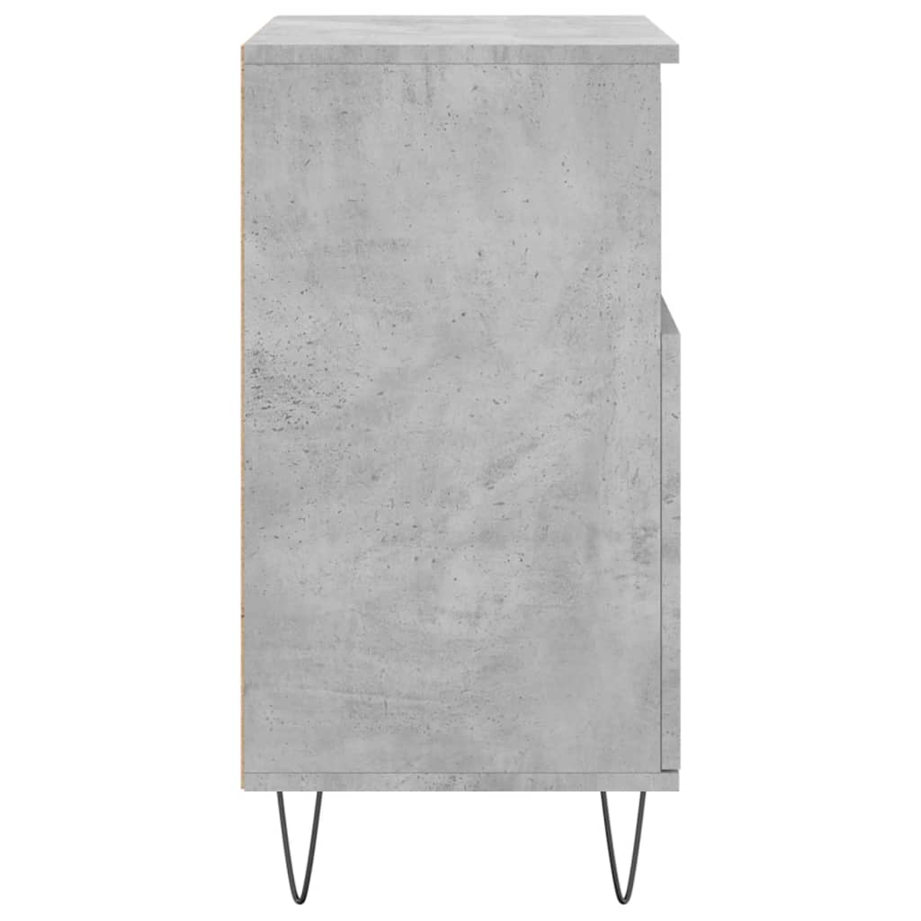 vidaXL Credenza Grigio Cemento 60x35x70 cm in Legno Multistrato