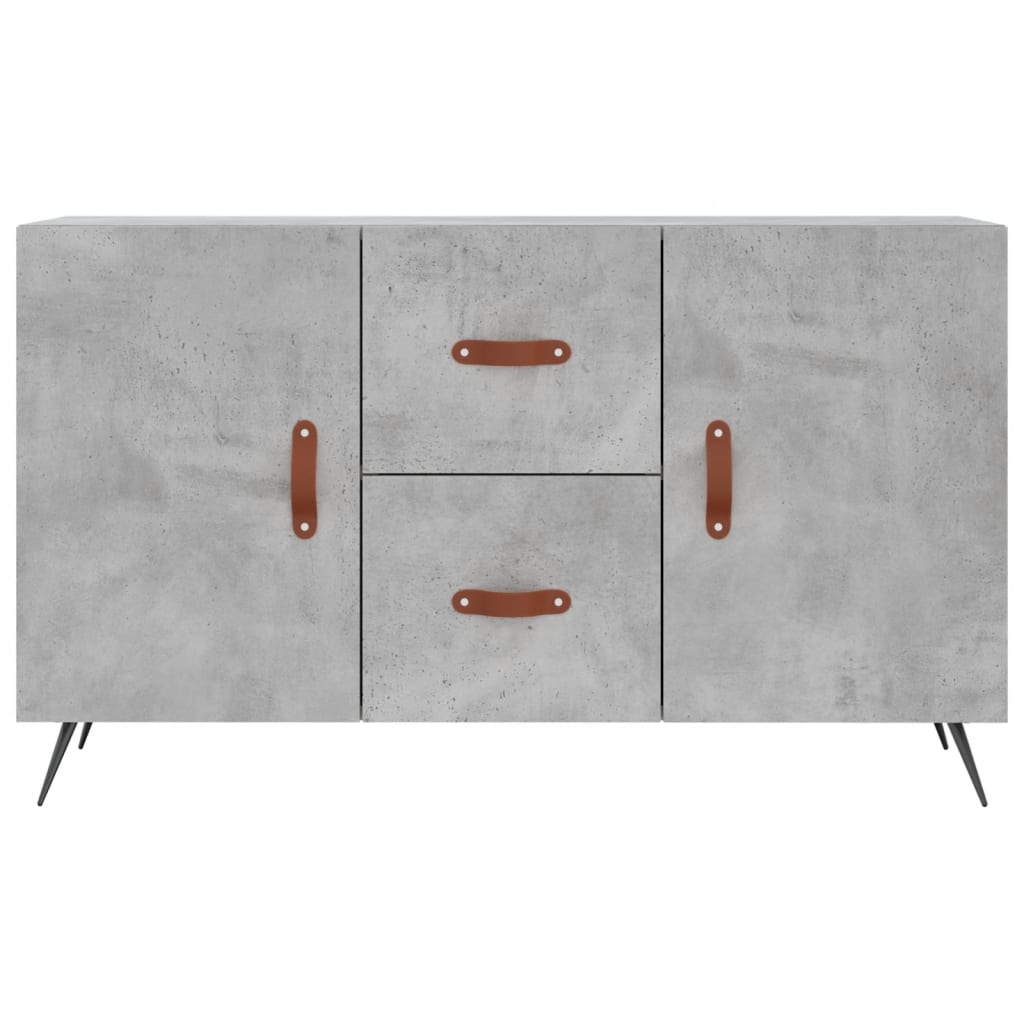 vidaXL Credenza Grigio Cemento 100x36x60 cm in Legno Multistrato