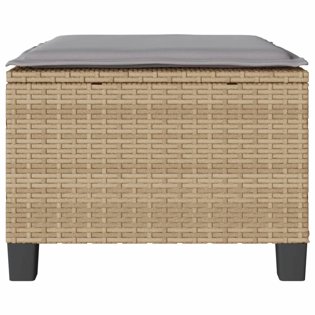 vidaXL Set da Bistrò 3 pz con Cuscini Beige in Polyrattan