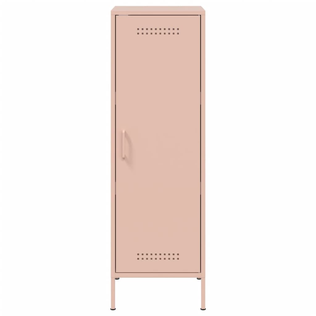 vidaXL Credenza Rosa 36x39x113 cm in Acciaio