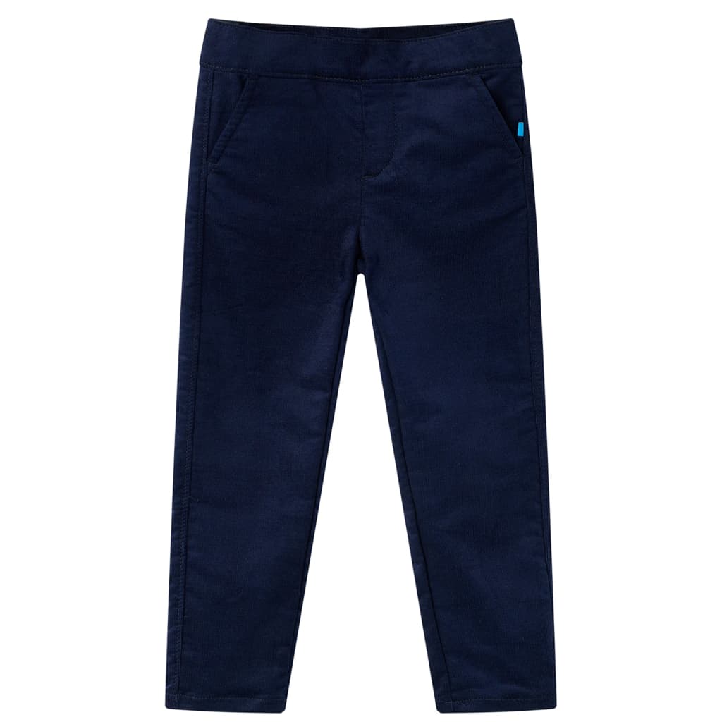 Pantaloni da Bambino Blu Marino Scuro 104