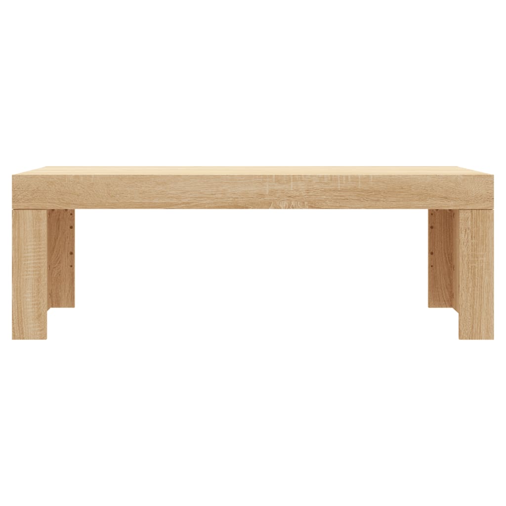 vidaXL Tavolino da Salotto Rovere Sonoma 102x50x36cm Legno Multistrato