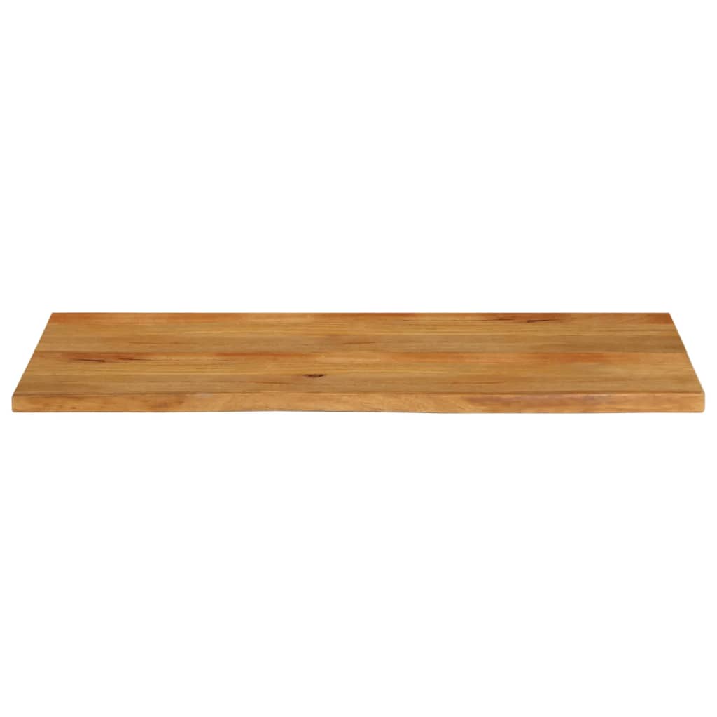 vidaXL Piano Tavolo Bordi Vivi 140x60x2,5 cm Legno Massello di Mango