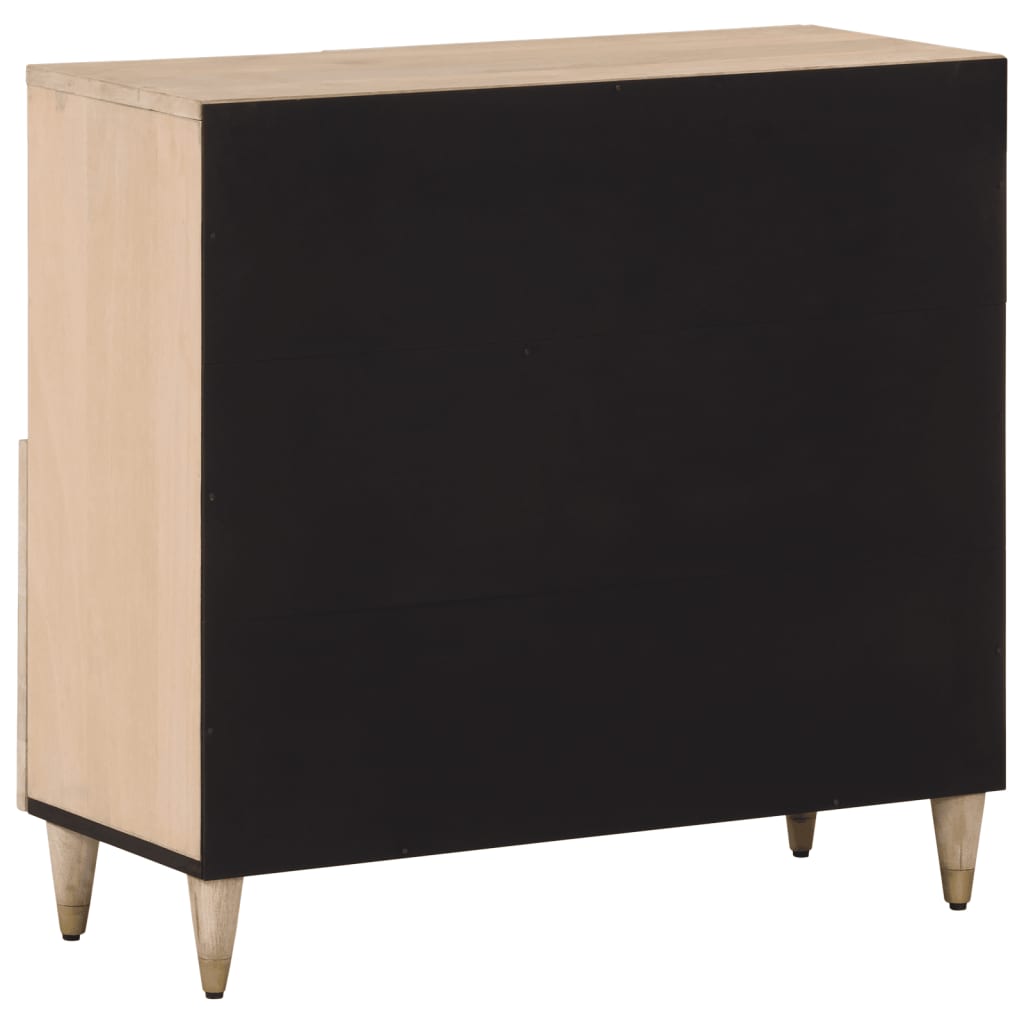 vidaXL Credenza 80x33x75 cm in Legno Massello di Mango