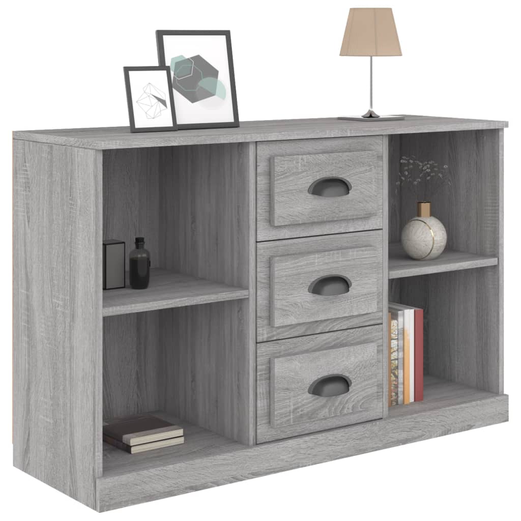 vidaXL Credenza Grigio Sonoma 104,5x35,5x67,5 cm in Legno Multistrato