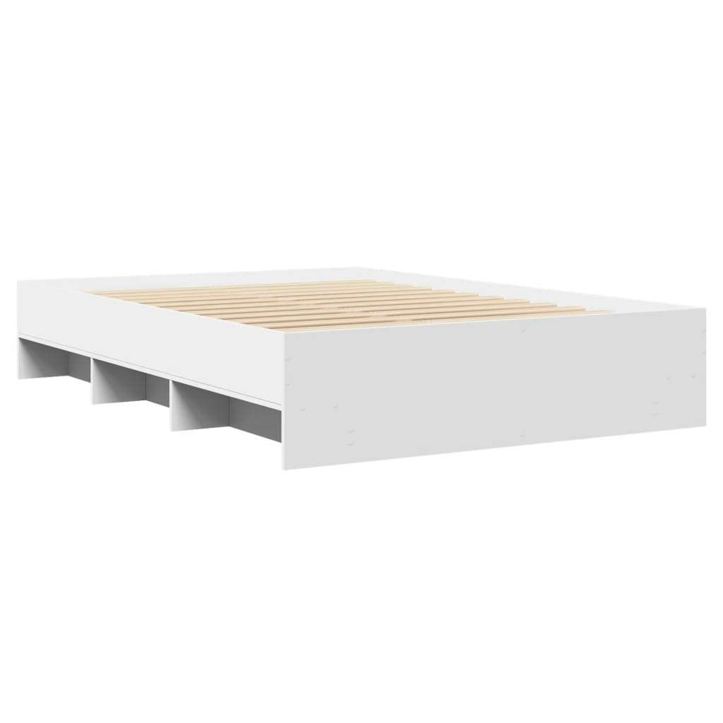 vidaXL Giroletto Bianco 120x190 cm in Legno Multistrato