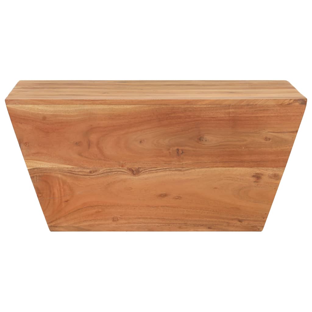 vidaXL Tavolino Salotto a Forma di V 66x66x30 cm Legno Massello Acacia