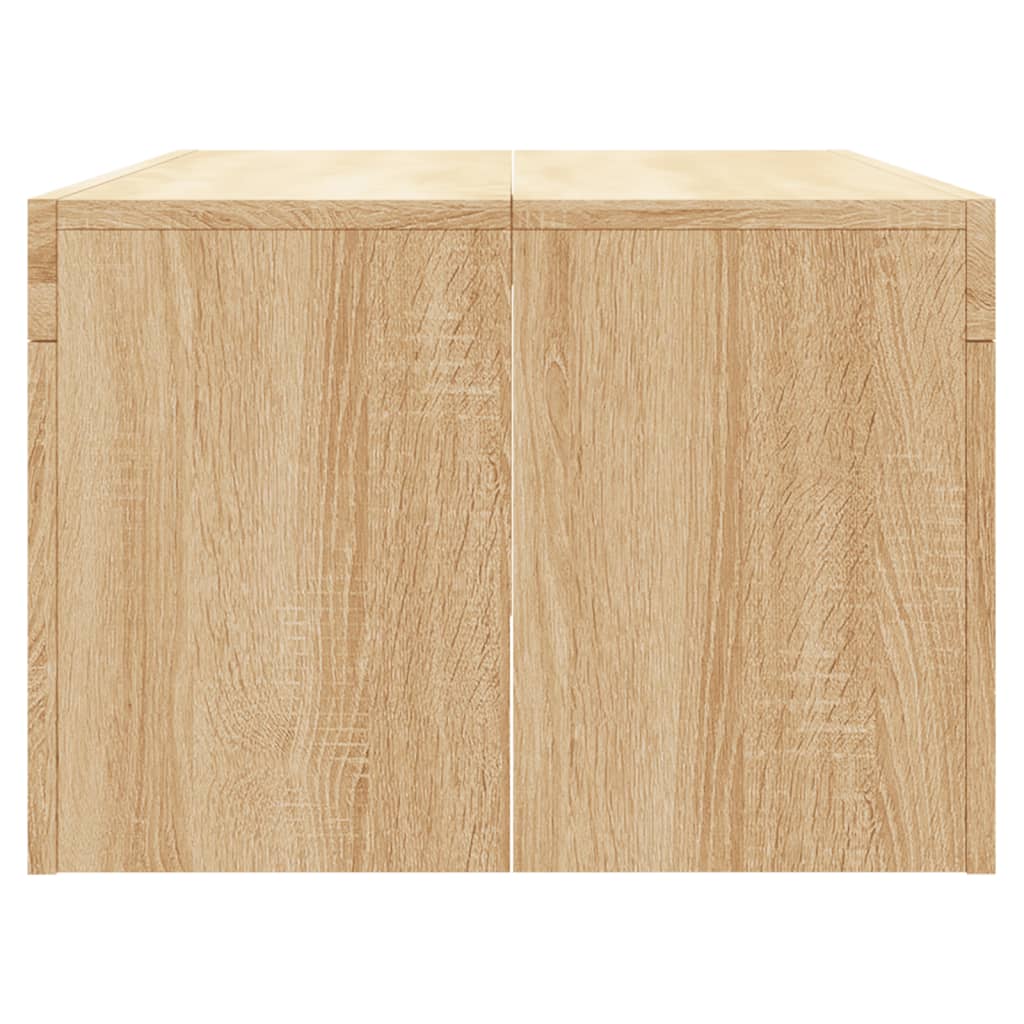 vidaXL Tavolino da Salotto Rovere Sonoma 102x50x36cm Legno Multistrato