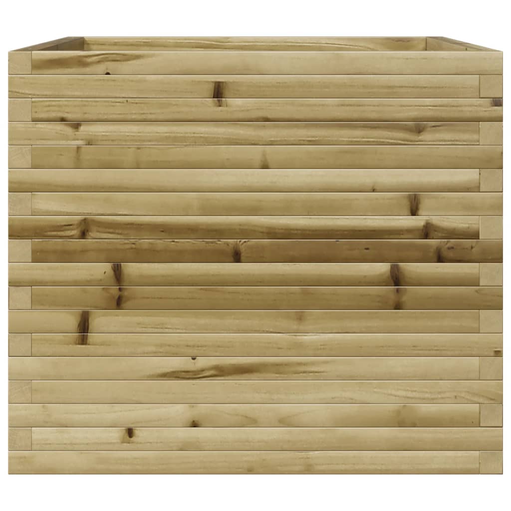 vidaXL Fioriera da Giardino 80x80x68,5 cm in Legno di Pino Impregnato