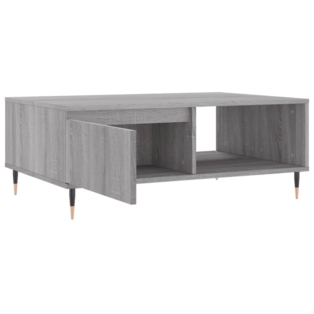 vidaXL Tavolino da Salotto Grigio Sonoma 90x60x35 cm Legno Multistrato