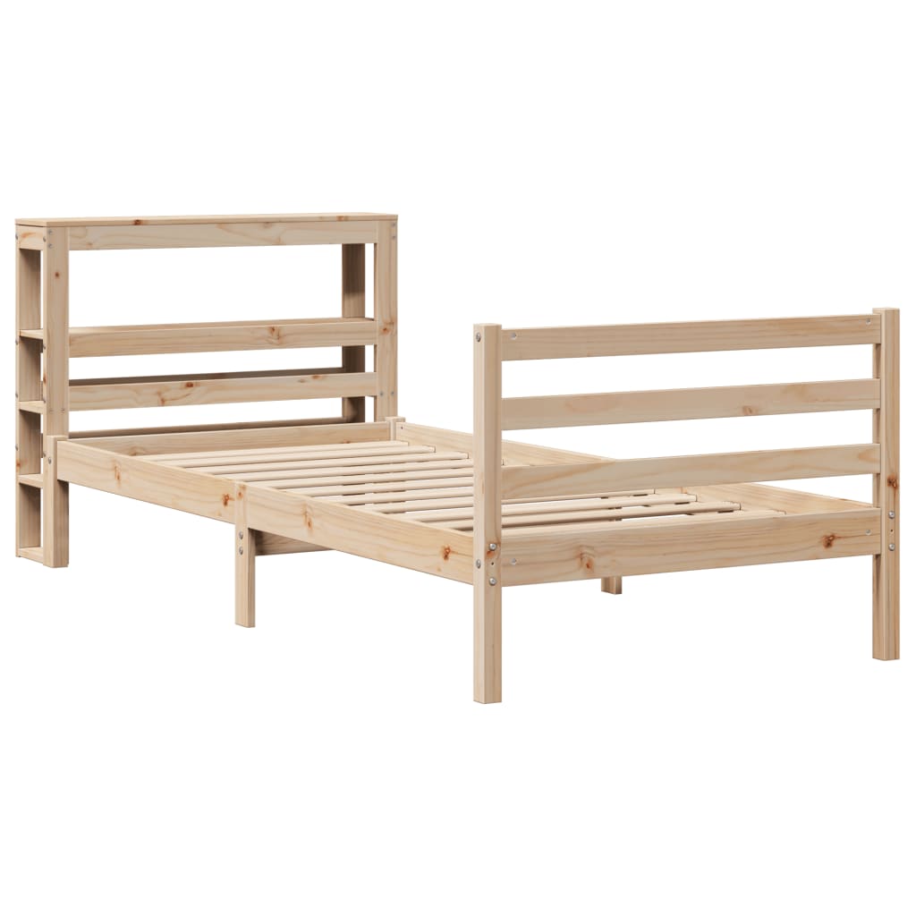 vidaXL Letto senza Materasso 90x200 cm in Legno Massello di Pino