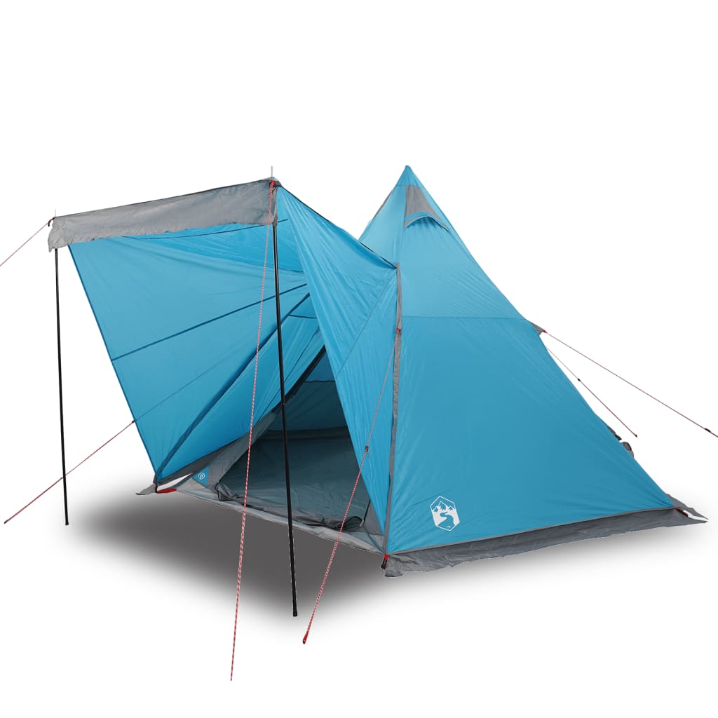 vidaXL Tenda Familiare Tipi per 6 Persone Blu Impermeabile