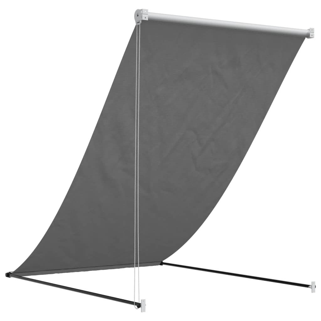 vidaXL Tenda da Sole Retrattile Crema 350x150 cm in Tessuto e Acciaio