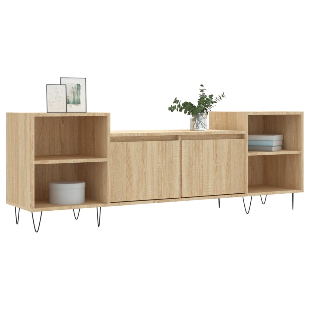 vidaXL Mobile Porta TV Rovere Sonoma 160x35x55 cm Legno Multistrato