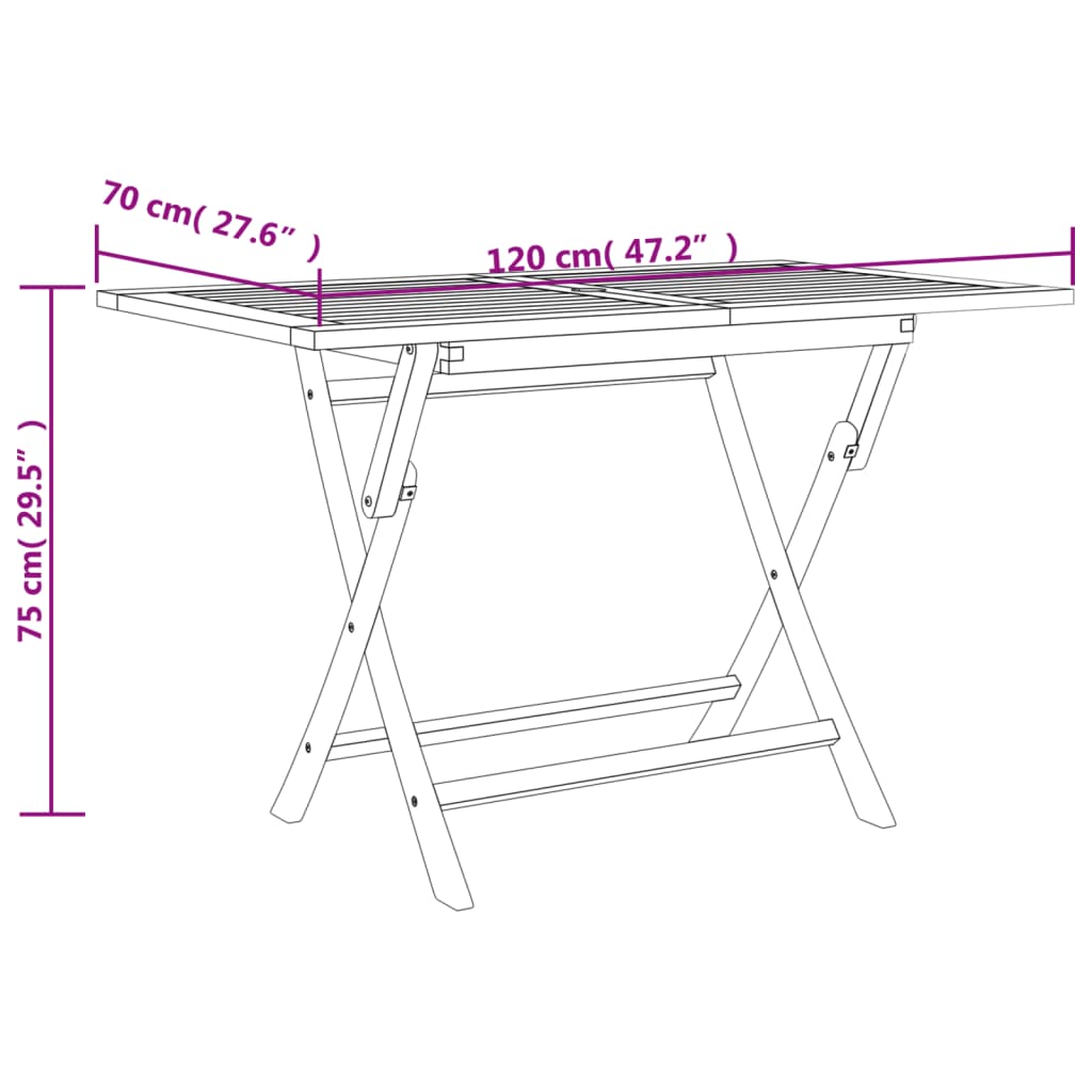 vidaXL Set da Pranzo da Giardino 7 pz Grigio in Legno Massello di Teak