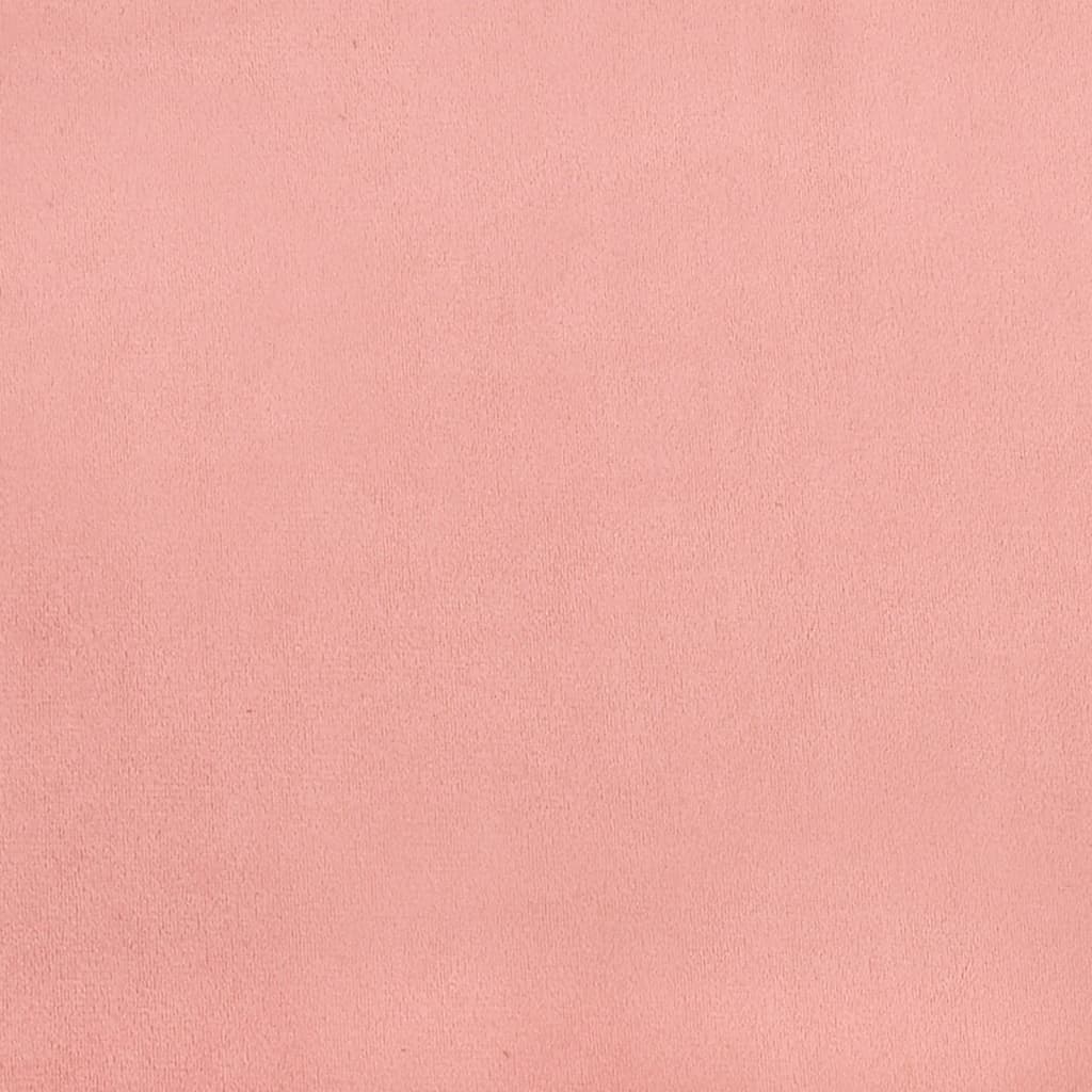 vidaXL Giroletto Rosa 200x200 cm in Velluto