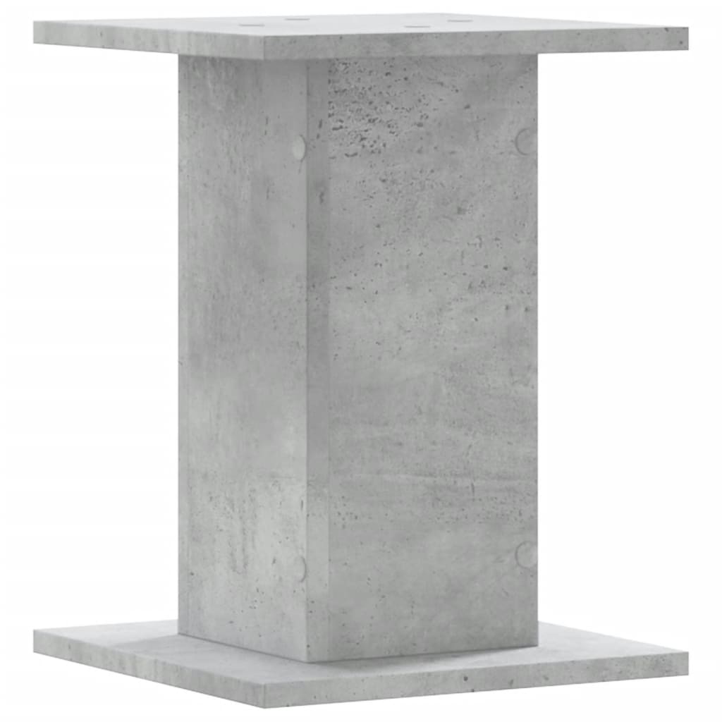 vidaXL Supporti per Piante 2 pz Grigio Cemento 30x30x50 cm Truciolato