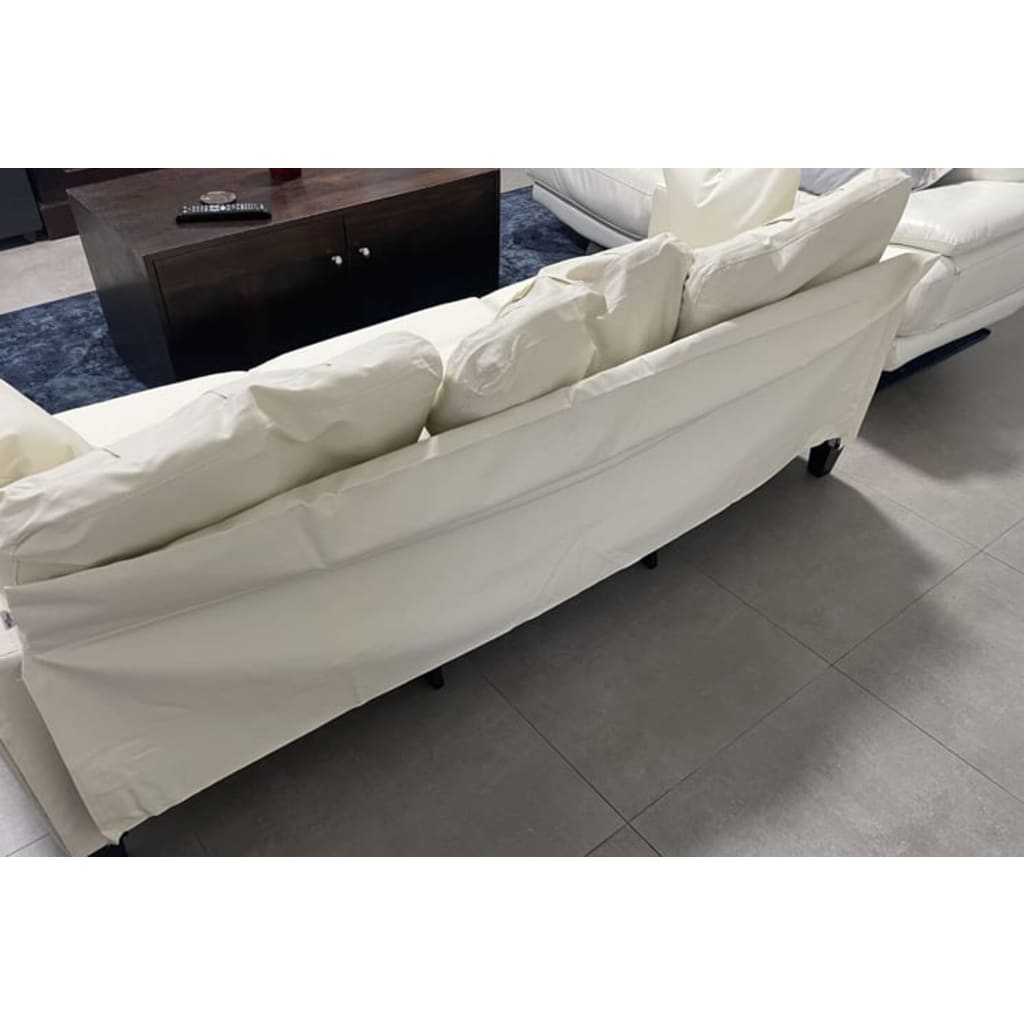 vidaXL Divano a 2 Posti B-Stock Grigio Chiaro 140 cm in Tessuto