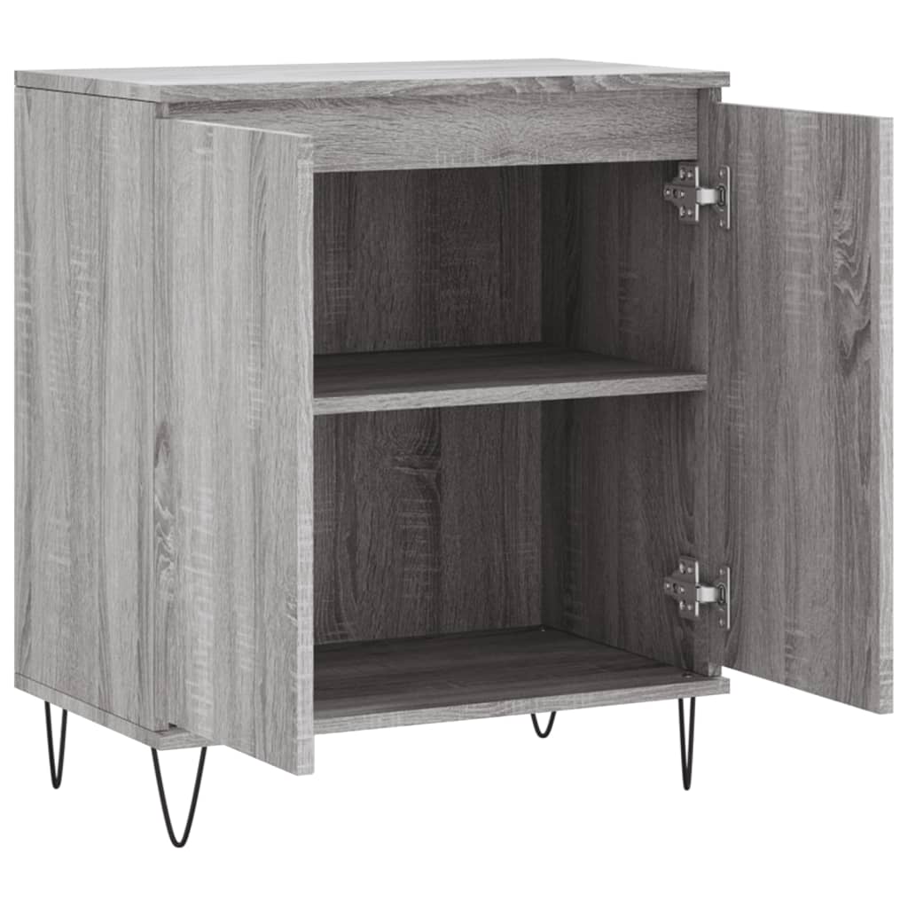 vidaXL Credenza Grigio Sonoma 60x35x70 cm in Legno Multistrato