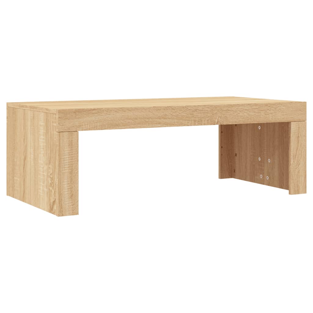 vidaXL Tavolino da Salotto Rovere Sonoma 102x50x36cm Legno Multistrato