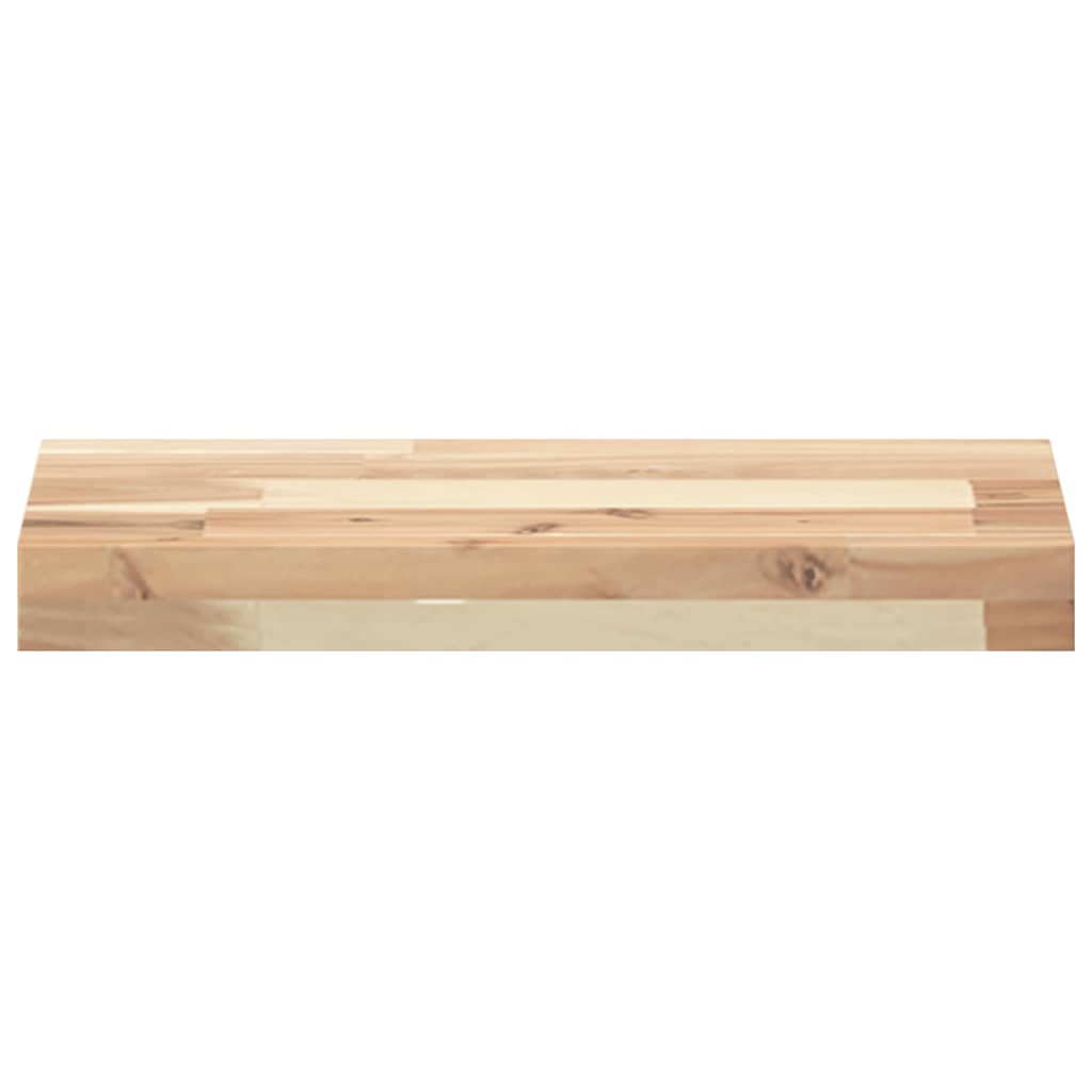 vidaXL Mensole da Parete 4 pz 40x20x4 cm Legno Acacia Non Trattato