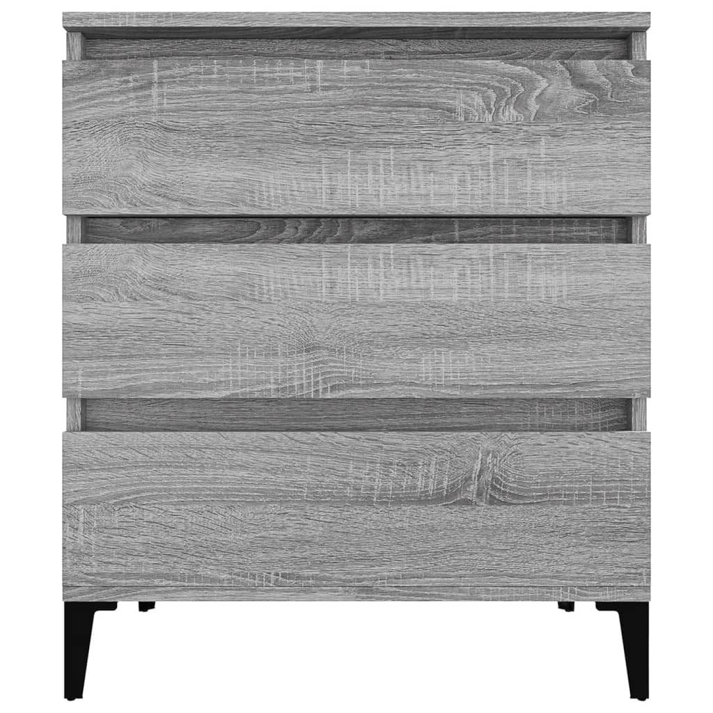 vidaXL Credenza Grigio Sonoma 60x35x70 cm in Legno Multistrato