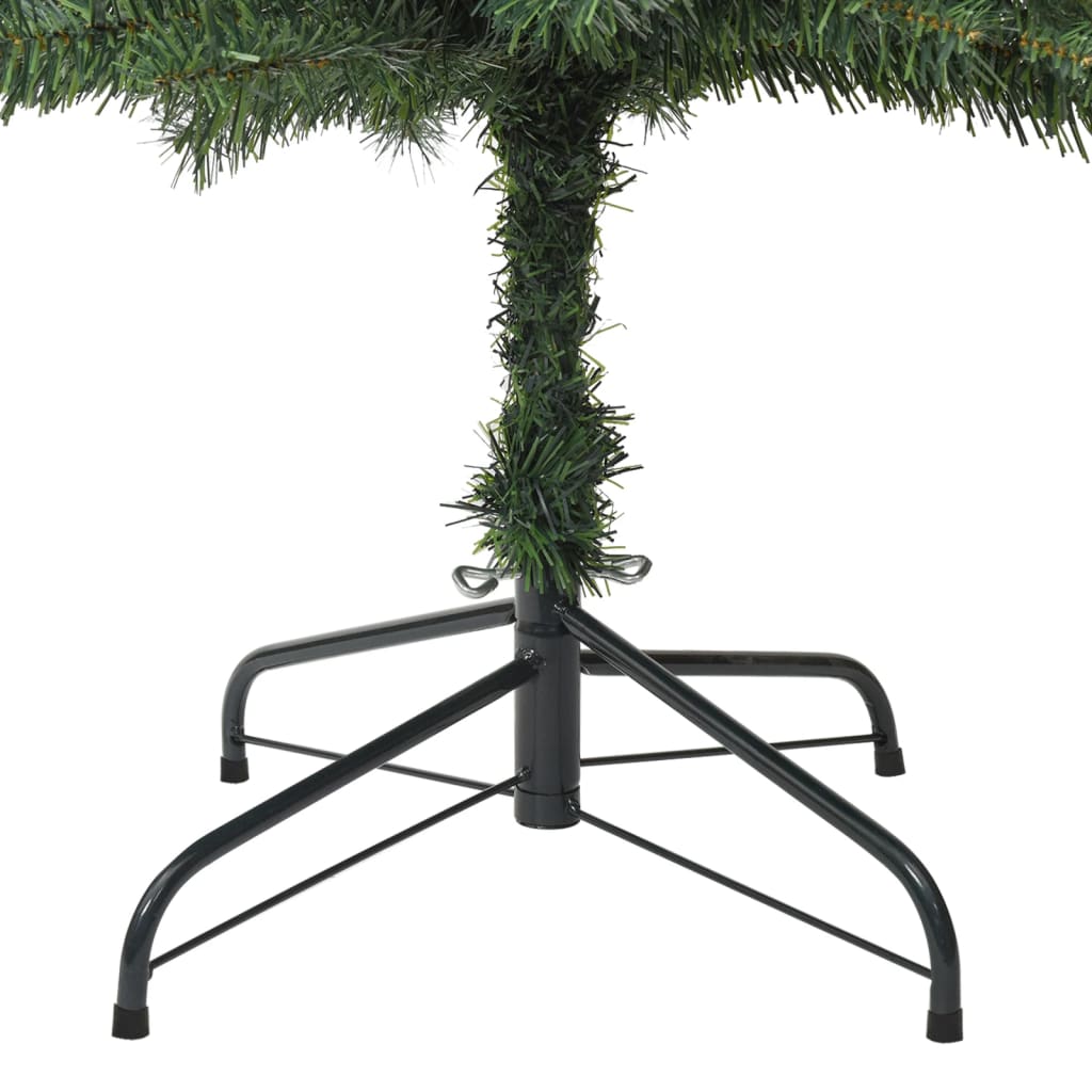 vidaXL Albero di Natale Sottile con Base 270 cm in PVC