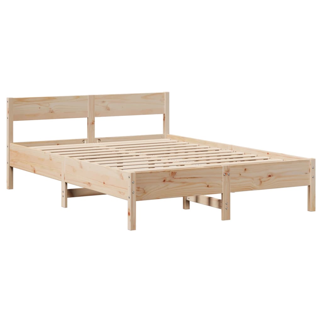 vidaXL Letto senza Materasso 150x200 cm in Legno Massello di Pino