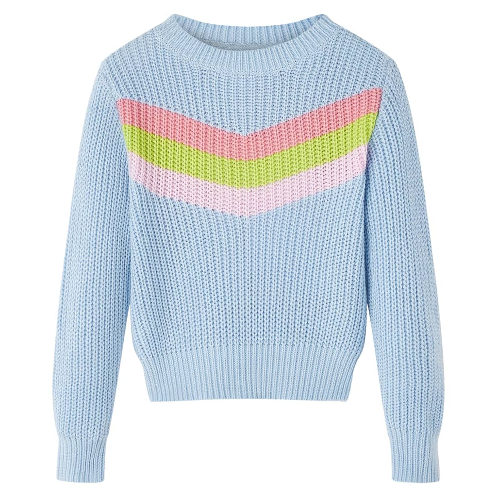 Maglione per Bambini Lavorato a Maglia Blu 104