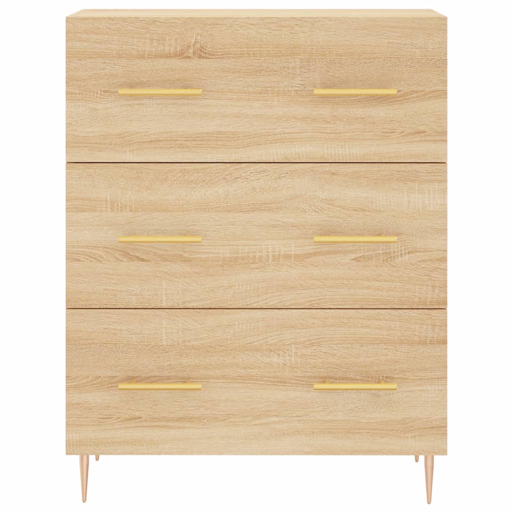 vidaXL Credenza Rovere Sonoma 69,5x34x90 cm in Legno Multistrato