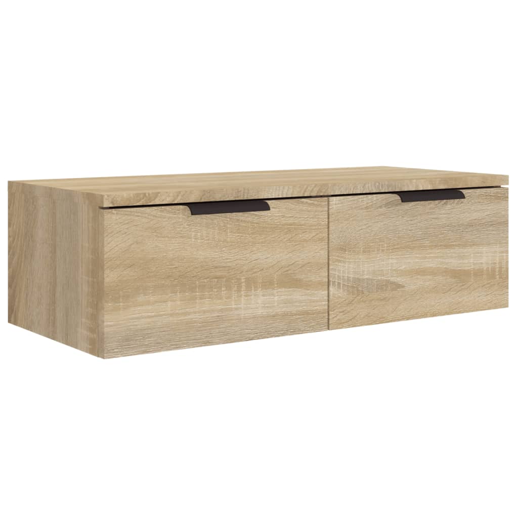 vidaXL Armadietto a Muro Rovere Sonoma 68x30x20 cm Legno Multistrato