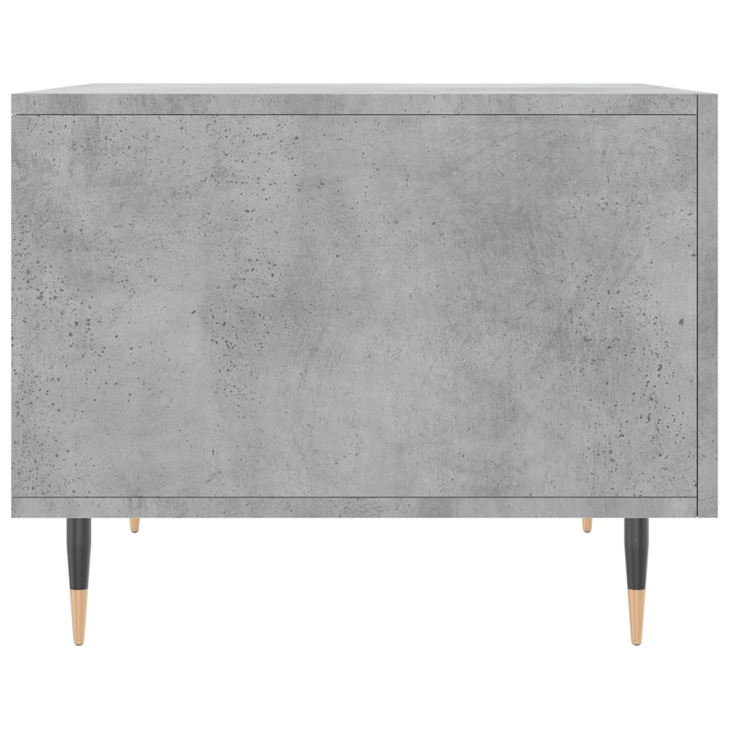 vidaXL Tavolino Salotto Grigio Cemento 50x50x40 cm Legno Multistrato