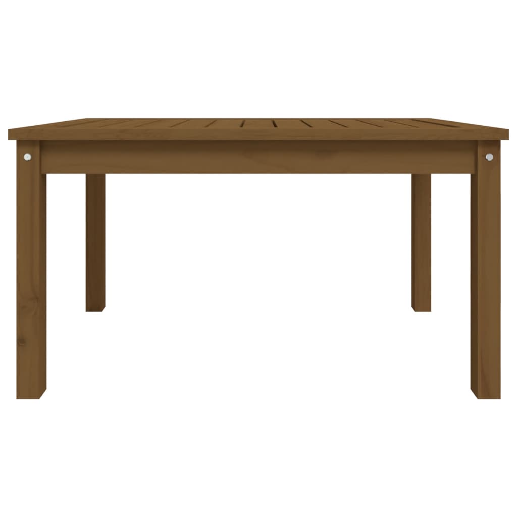 vidaXL Tavolo da Giardino Ambra 82,5x50,5x45 cm Legno Massello Pino