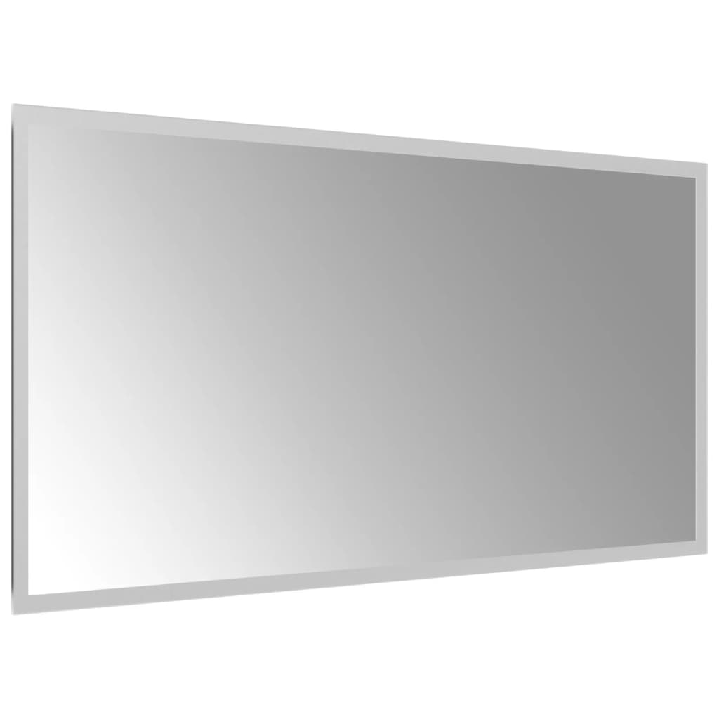 vidaXL Specchio da Bagno con Luci LED 80x40 cm