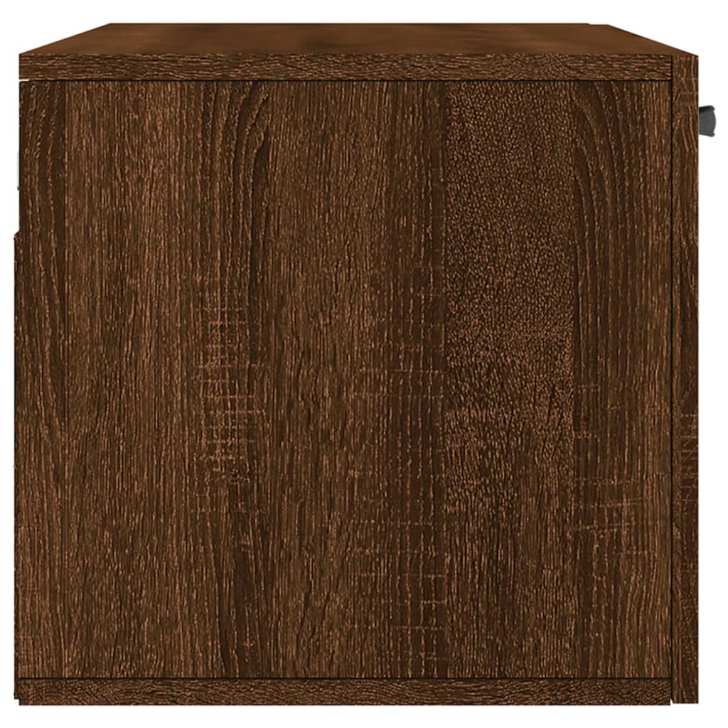 vidaXL Mobile a Parete Rovere Marrone 80x36,5x35 cm Legno Multistrato