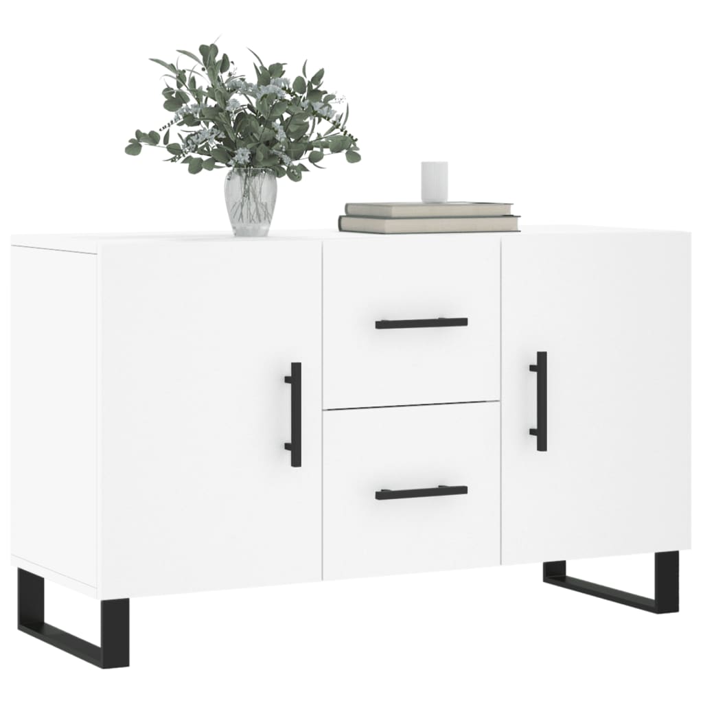 vidaXL Credenza Bianca 100x36x60 cm in Legno Multistrato