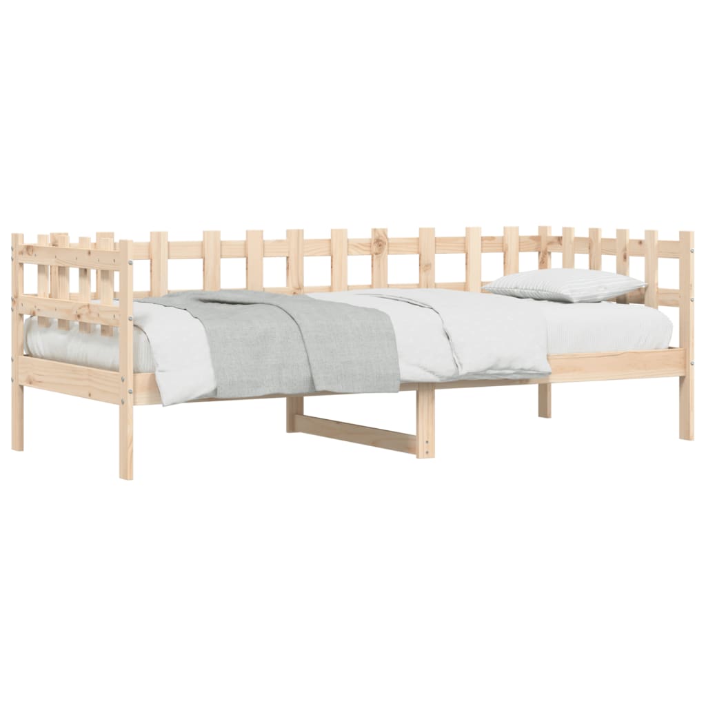 vidaXL Dormeuse senza Materasso 90x200 cm in Legno Massello di Pino