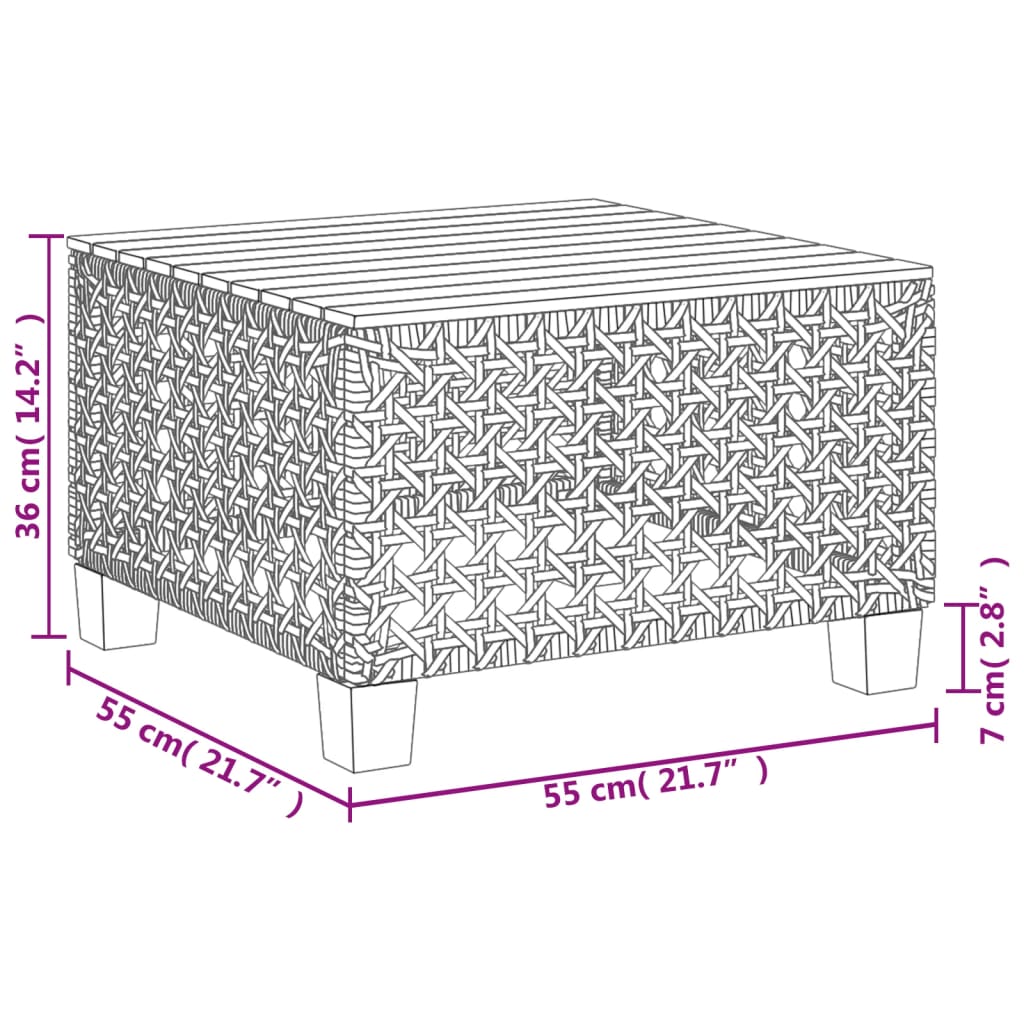 vidaXL Set Divani da Giardino 9 pz con Cuscini Nero in Polyrattan