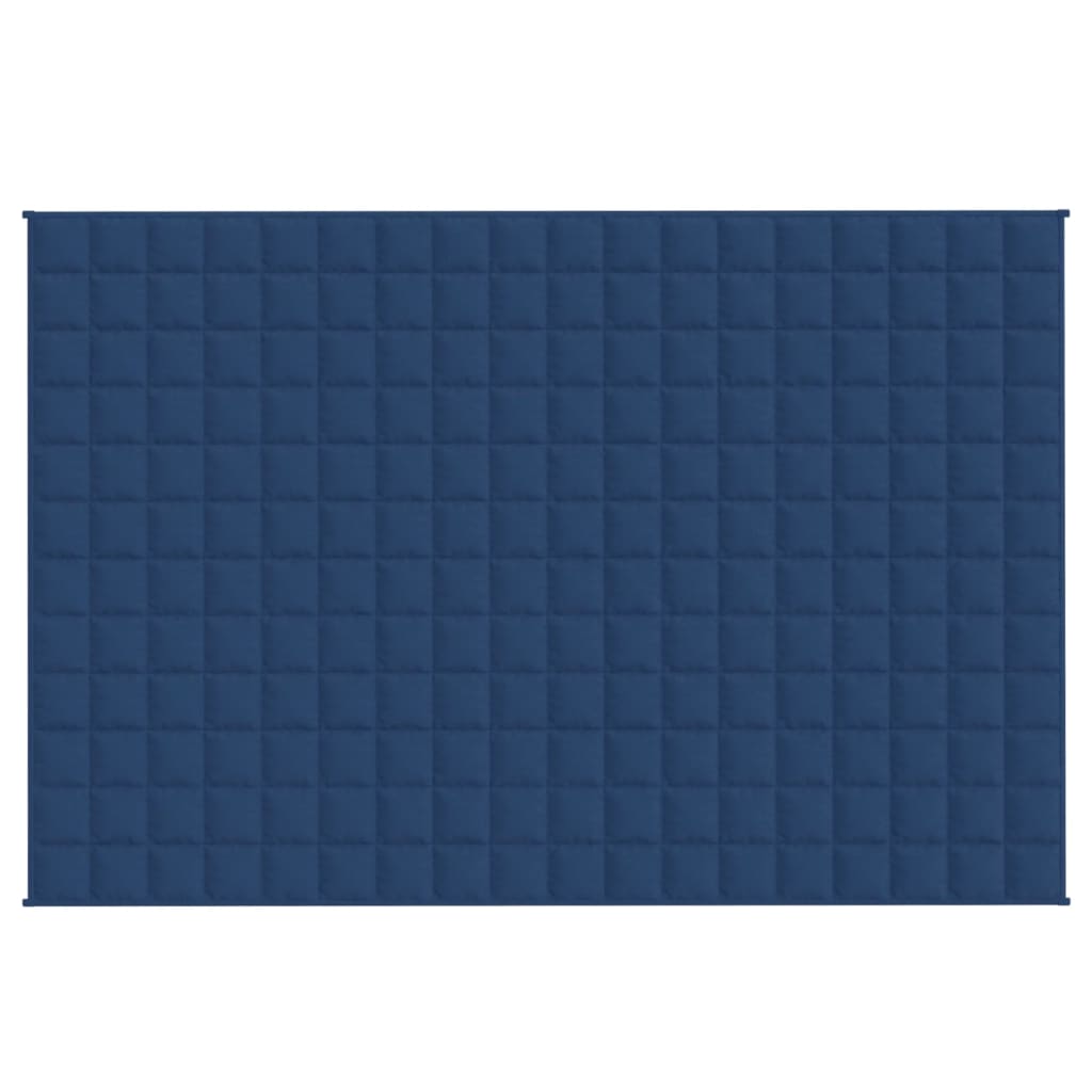 vidaXL Coperta Ponderata Blu 122x183 cm 5 kg Tessuto