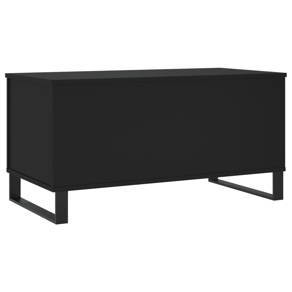 vidaXL Tavolino da Salotto Nero 90x44,5x45 cm in Legno Multistrato