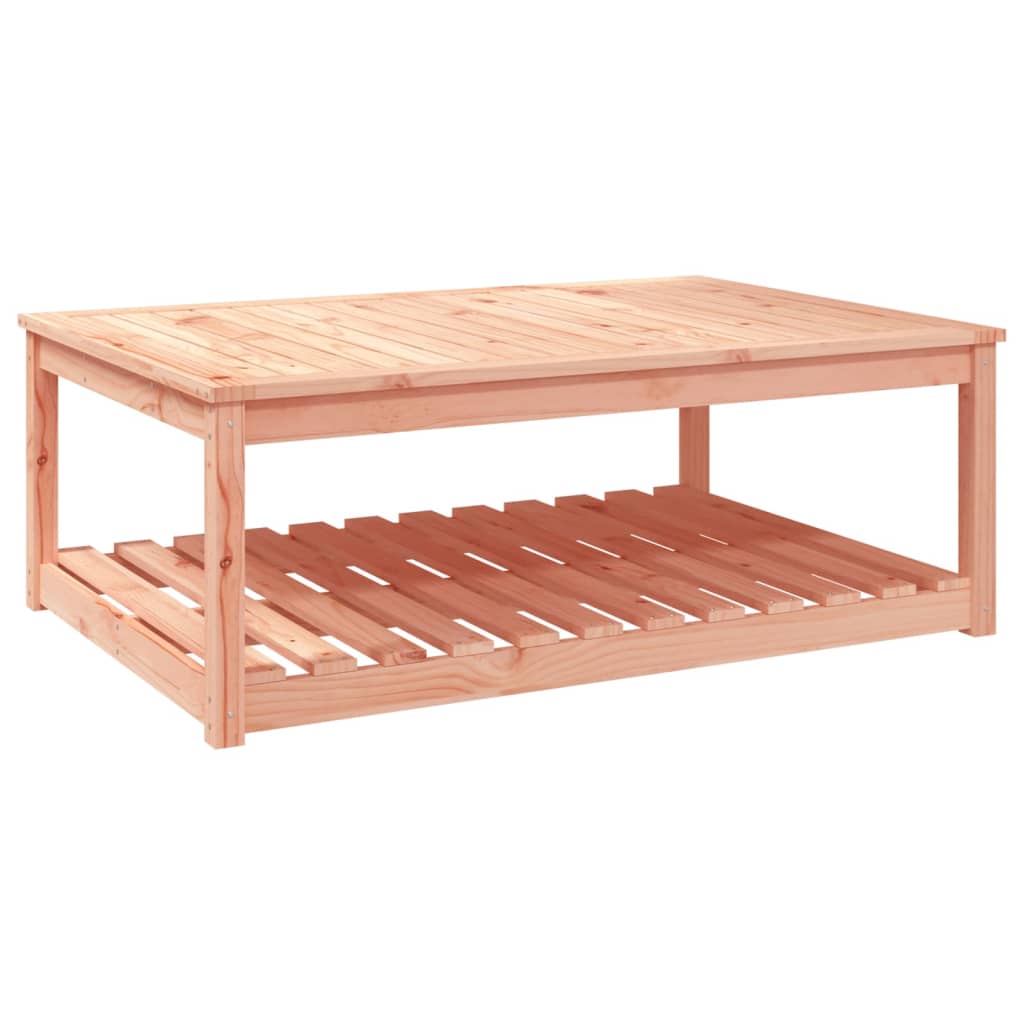 vidaXL Tavolo da Giardino 121x82,5x45 cm in Legno Massello di Douglas