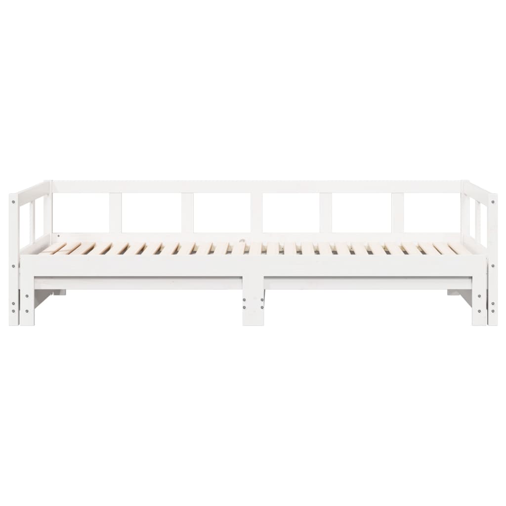 vidaXL Dormeuse senza Materasso Bianca 80x200 cm Legno Massello Pino