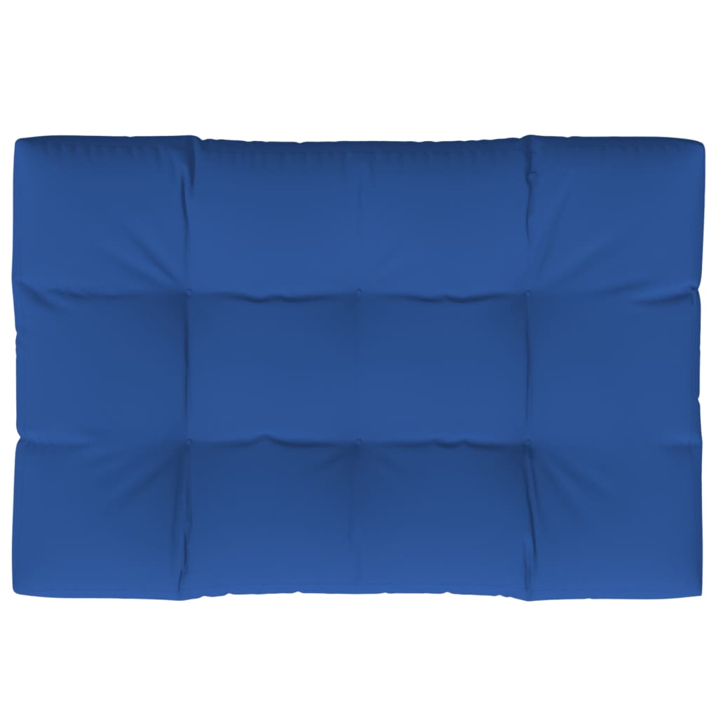 vidaXL Cuscino per Pallet Blu Reale 120x80x12 cm in Tessuto