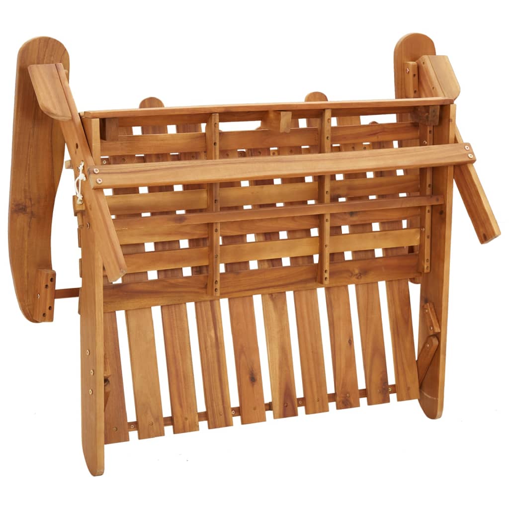 vidaXL Set da Salotto Giardino Adirondack 2pz Legno Massello di Acacia